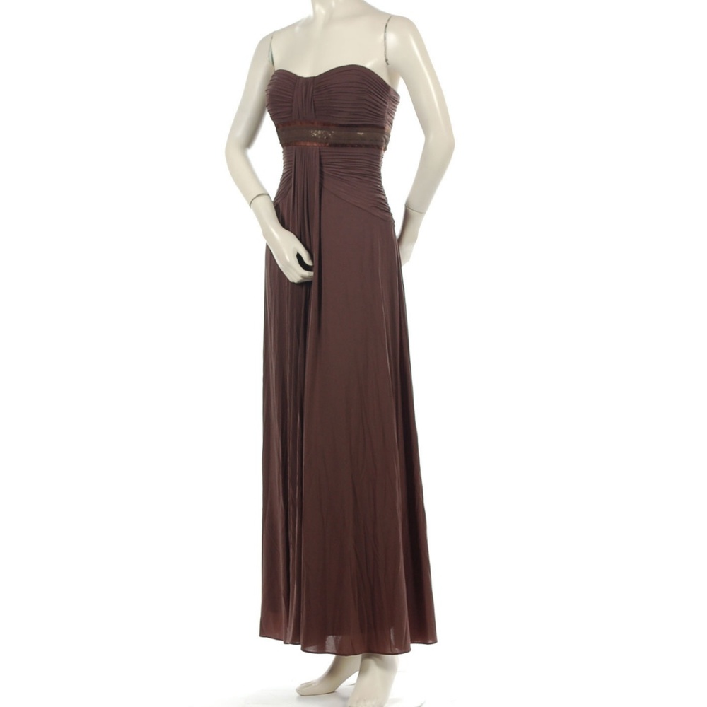 NWT BCBG MaxAzria strapless maxi formal dress gown